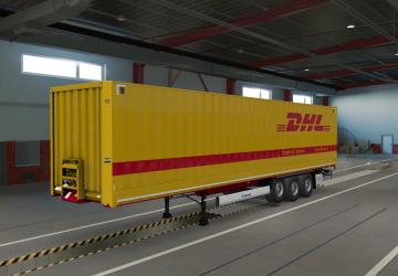 DHL skin pack for Krone trailer version 1.1 for Euro Truck Simulator 2 (v1.36.x, - 1.38.x)