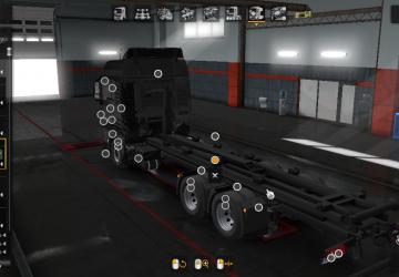 DIN containers for MAN TGX E6 MADster version 1.0 for Euro Truck Simulator 2 (v1.35.x, 1.36.x)