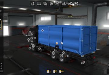 DIN containers for MAN TGX E6 MADster version 1.0 for Euro Truck Simulator 2 (v1.35.x, 1.36.x)