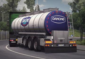 Dirty Foodtanker skinpack version 1.0 for Euro Truck Simulator 2 (v1.37.x)