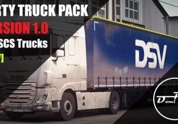 Dirty Truck Pack version 1.0 for Euro Truck Simulator 2 (v1.37.x)