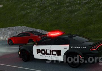 Dodge Charger SRT Hellcat Widebody 2021 version 1.5 for Euro Truck Simulator 2 (v1.54.x)
