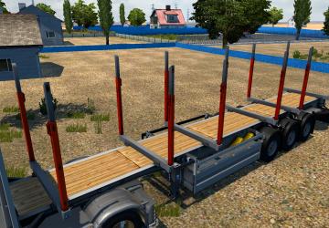 Schwarzmuller Timber Truck Upgrade version 1.0.1 for Euro Truck Simulator 2 (v1.40.x)