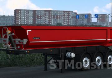 Dumper Trailer Metalesp version 1.0 for Euro Truck Simulator 2 (v1.39.x, - 1.43.x)