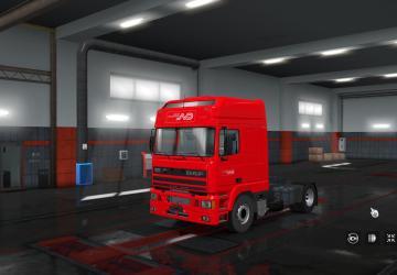 Two Skins Baltika Trans and Norbert for DAF 95 ATI v1.0 for Euro Truck Simulator 2 (v1.35.x)