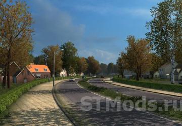 Early Autumn Weather Mod version 7.6 for Euro Truck Simulator 2 (v1.47.x)
