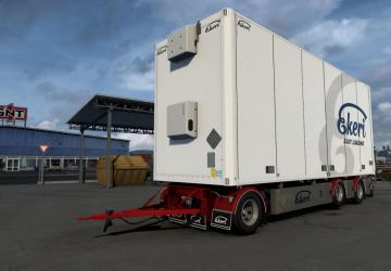 Ekeri Trailers Revision by Kast version 1.0 for Euro Truck Simulator 2 (v1.43.x, 1.44.x)