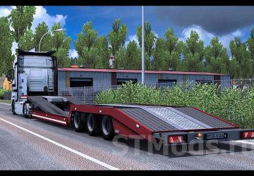 Estepe Trailer Car Transporter version 1.3 for Euro Truck Simulator 2 (v1.47.x)