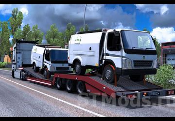 Estepe Trailer Car Transporter version 1.4 for Euro Truck Simulator 2 (v1.48.x)