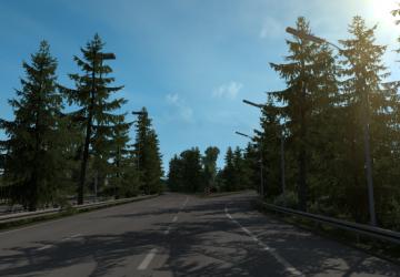 Map EuRoadNet version 1.1b for Euro Truck Simulator 2 (v1.43.x)