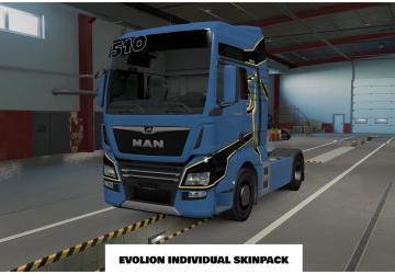 EvoLion Individual SkinPack for MADster MAN v1.0 for Euro Truck Simulator 2 (v1.41.x)