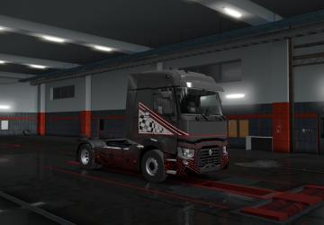 EX Skin for Renault T version 1.0 for Euro Truck Simulator 2 (v1.35.x)