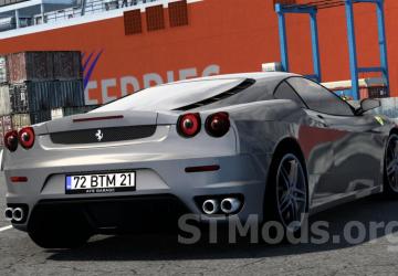 Ferrari F430 version 1.3 for Euro Truck Simulator 2 (v1.47.x)