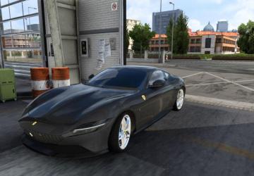 Ferrari Roma 2021 version 1.0.1 for Euro Truck Simulator 2 (v1.48.x)