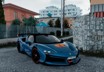 Ferrari SF90xx Stradale 2024 version 1.1 for Euro Truck Simulator 2 (v1.54.x)