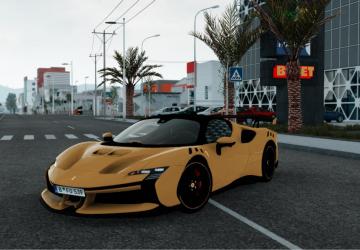Ferrari SF90xx Stradale 2024 version 1.1 for Euro Truck Simulator 2 (v1.54.x)