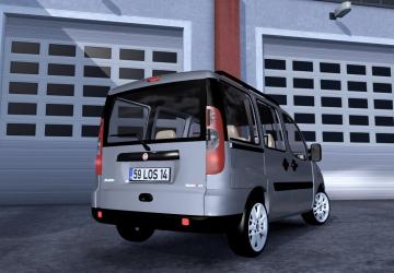 Fiat Doblo 2009 version 2.3 for Euro Truck Simulator 2 (v1.45.x)