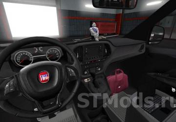 Fiat Doblo 2018 version 2.3.1 for Euro Truck Simulator 2 (v1.46.x, 1.47.x)