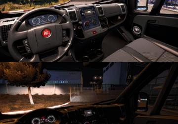 Fiat Ducato 2018 version 1.6 for Euro Truck Simulator 2 (v1.49.x)