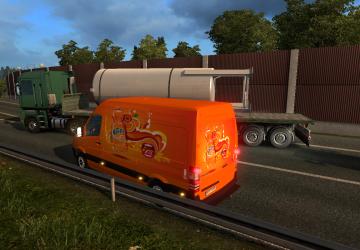 Fiat Ducato and Renault Kangoo in Traffic v1.0 for Euro Truck Simulator 2 (v1.35.x, 1.36.x)