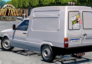 Fiat Fiorino 1995 version 1.0 for Euro Truck Simulator 2 (v1.49.x)