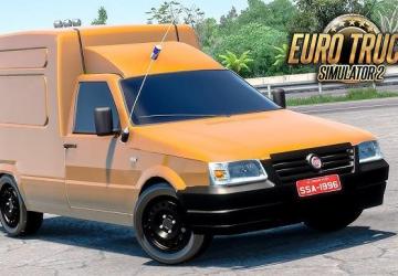 Fiat Fiorino 1995 version 1.0 for Euro Truck Simulator 2 (v1.49.x)