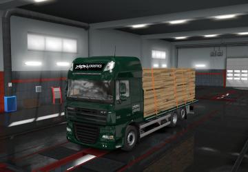 Flatbed Addon For Tandem for Rigid chassis pack for all SCS trucks v1.0 for Euro Truck Simulator 2 (v1.33.x, - 1.36.x)