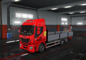 Flatbed Addon For Tandem for Rigid chassis pack for all SCS trucks v1.0 for Euro Truck Simulator 2 (v1.33.x, - 1.36.x)
