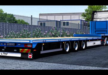 Fliegl Flatbed Trailer version 1.0 for Euro Truck Simulator 2 (v1.39.x, - 1.41.x)