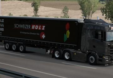 Flignitz CH Trailers skinpack version 1.0 for Euro Truck Simulator 2 (v1.36.x)