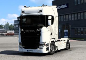 Flying Griffin skin for Scania NG version 1.0 for Euro Truck Simulator 2 (v1.40.x)