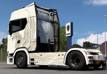 Flying Griffin skin for Scania NG version 1.0 for Euro Truck Simulator 2 (v1.40.x)