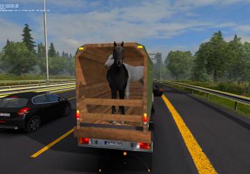 Ford 250 with Trailers in Traffic version 1.0 for Euro Truck Simulator 2 (v1.35.x)