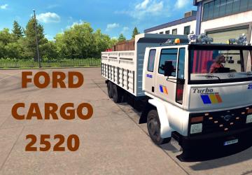 Ford Cargo 2520 version 5.2 for Euro Truck Simulator 2 (v1.40.x, 1.41.x)
