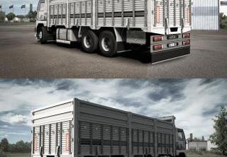 Ford Cargo 2520 version 5.3 for Euro Truck Simulator 2 (v1.45.x)