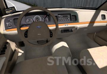 Ford Crown Victoria version 5.6 for Euro Truck Simulator 2 (v1.47.x)
