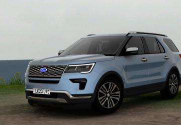 Ford Explorer Platinum 2019 version 1.0 for Euro Truck Simulator 2 (v1.47.x)