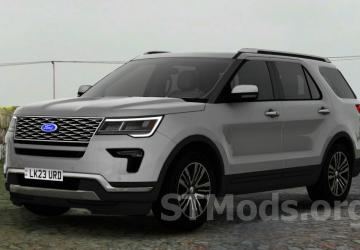 Ford Explorer Platinum 2019 version 1.2 for Euro Truck Simulator 2 (v1.49.x)