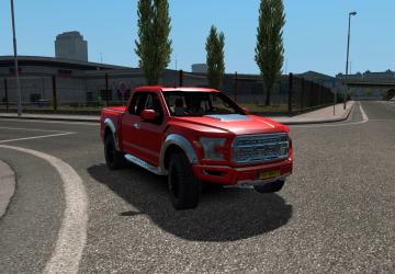 Ford F150 Raptor 2017 version 1.7.1 for Euro Truck Simulator 2 (v1.43.x)