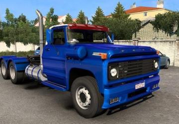 Ford F8500 version 1.0 for Euro Truck Simulator 2 (v1.48.x)