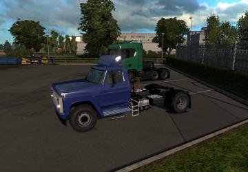 Ford F-14000 version 1.0 for Euro Truck Simulator 2 (v1.35.x)