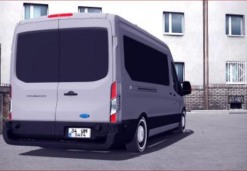 Ford Transit Animated version 1.0 for Euro Truck Simulator 2 (v1.34.x, 1.35.x)