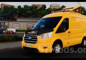 Ford Transit Megapack version 2.0 for Euro Truck Simulator 2 (v1.44.x, 1.45.x)