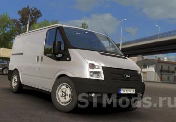 Ford Transit MK7 version 1.7.1 for Euro Truck Simulator 2 (v1.46.x, 1.47.x)