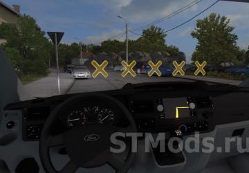 Ford Transit MK7 version 1.8 for Euro Truck Simulator 2 (v1.48.x)