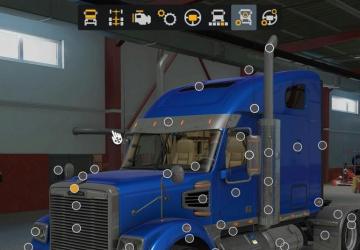 Freightliner Coronado SD ETS2 version 2.1 for Euro Truck Simulator 2 (v1.54.x)