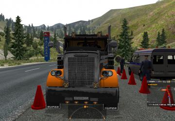 Freightliner FLC12064T version 1.0.3 for Euro Truck Simulator 2 (v1.35.x, 1.36.x)