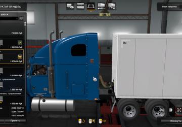 Freightliner FLD version 3.8 for Euro Truck Simulator 2 (v1.45.x, 1.46.x)