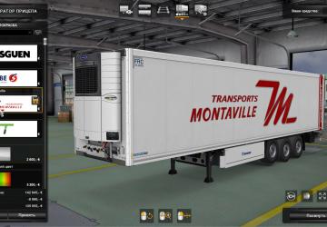French Trailers Pack for Krone Trailer and Trucks v1.0 for Euro Truck Simulator 2 (v1.32.x, - 1.35.x)