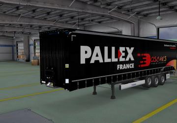 French Trailers Pack for Krone Trailer and Trucks v1.0 for Euro Truck Simulator 2 (v1.32.x, - 1.35.x)